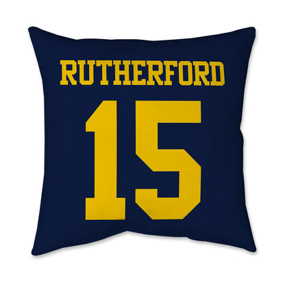 Michigan - NCAA Women's Lacrosse : Maya Rutherford - Graphic Pillow 16x16-1
