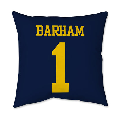 Michigan - NCAA Football : Jaishawn Barham - Graphic Pillow 16x16-1