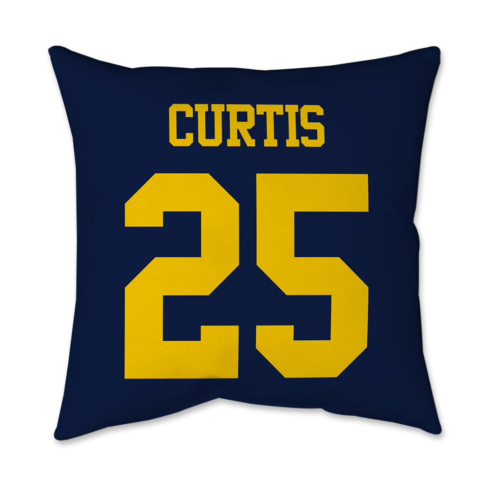 Michigan - NCAA Football : Mason Curtis - Graphic Pillow 16x16-1