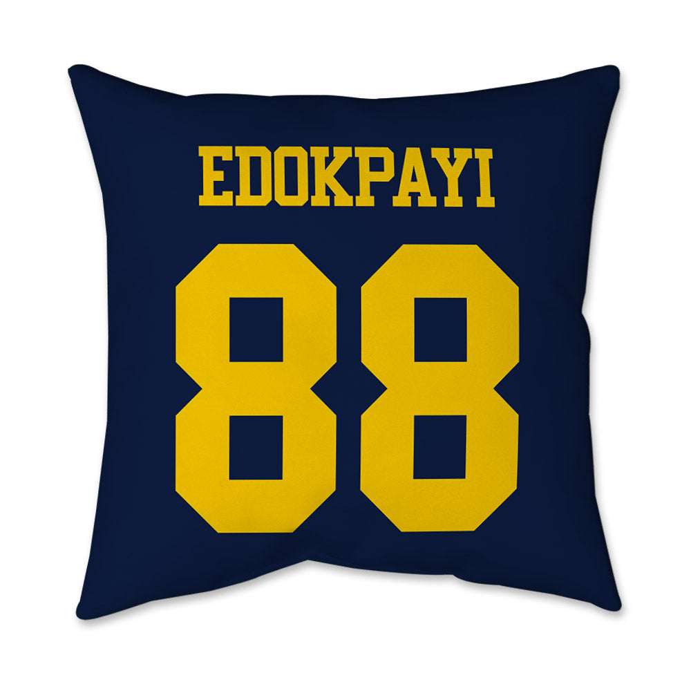 Michigan - NCAA Football : Lugard Edokpayi - Graphic Pillow 16x16-1
