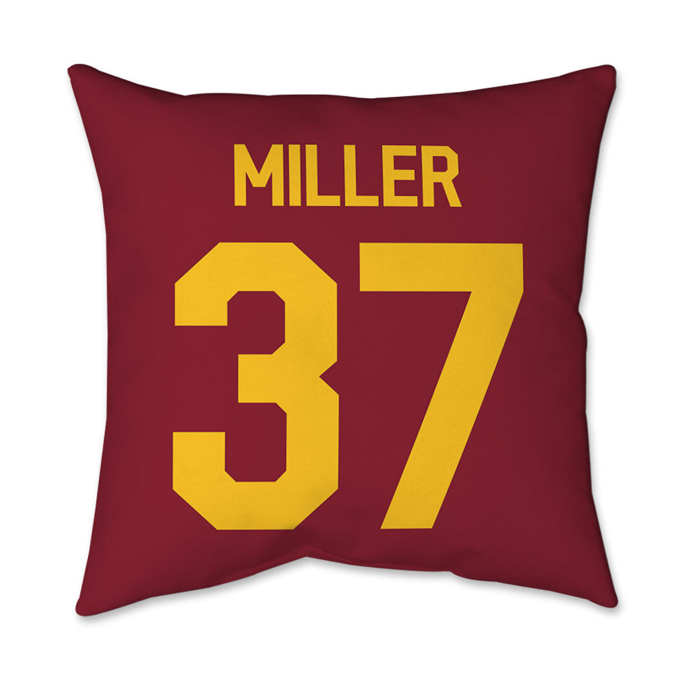 Iowa State - NCAA Football : Easton Miller - Graphic Pillow 16x16-1