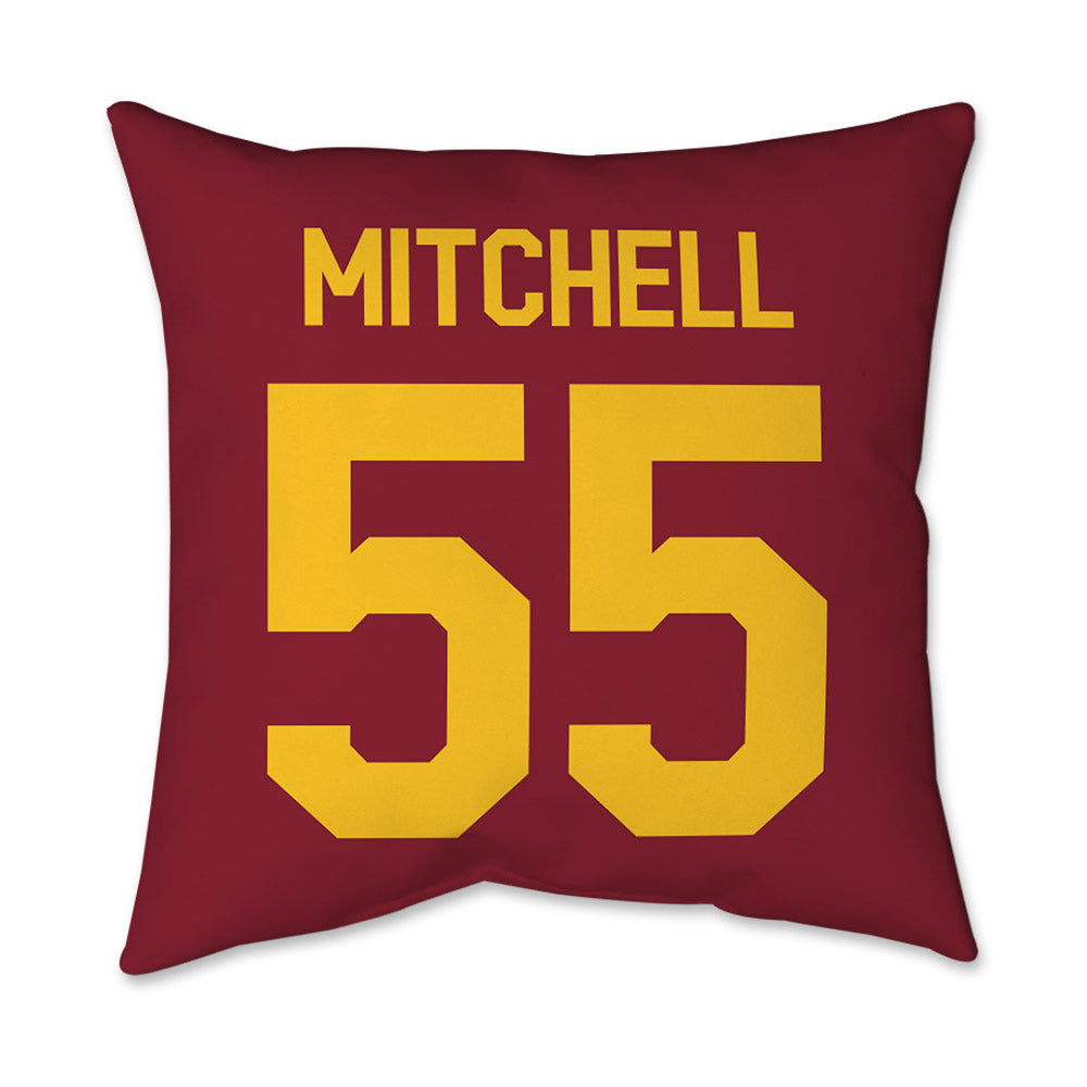 Iowa State - NCAA Men's Basketball : Xzavion Mitchell - Graphic Pillow 16x16-1