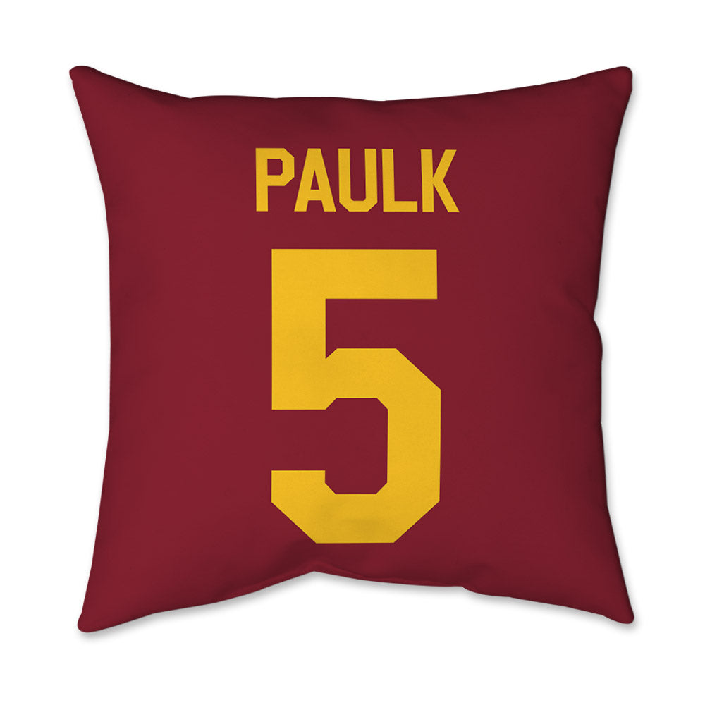 Iowa State - NCAA Women's Basketball : Evangelia Paulk - Graphic Pillow 16x16-1