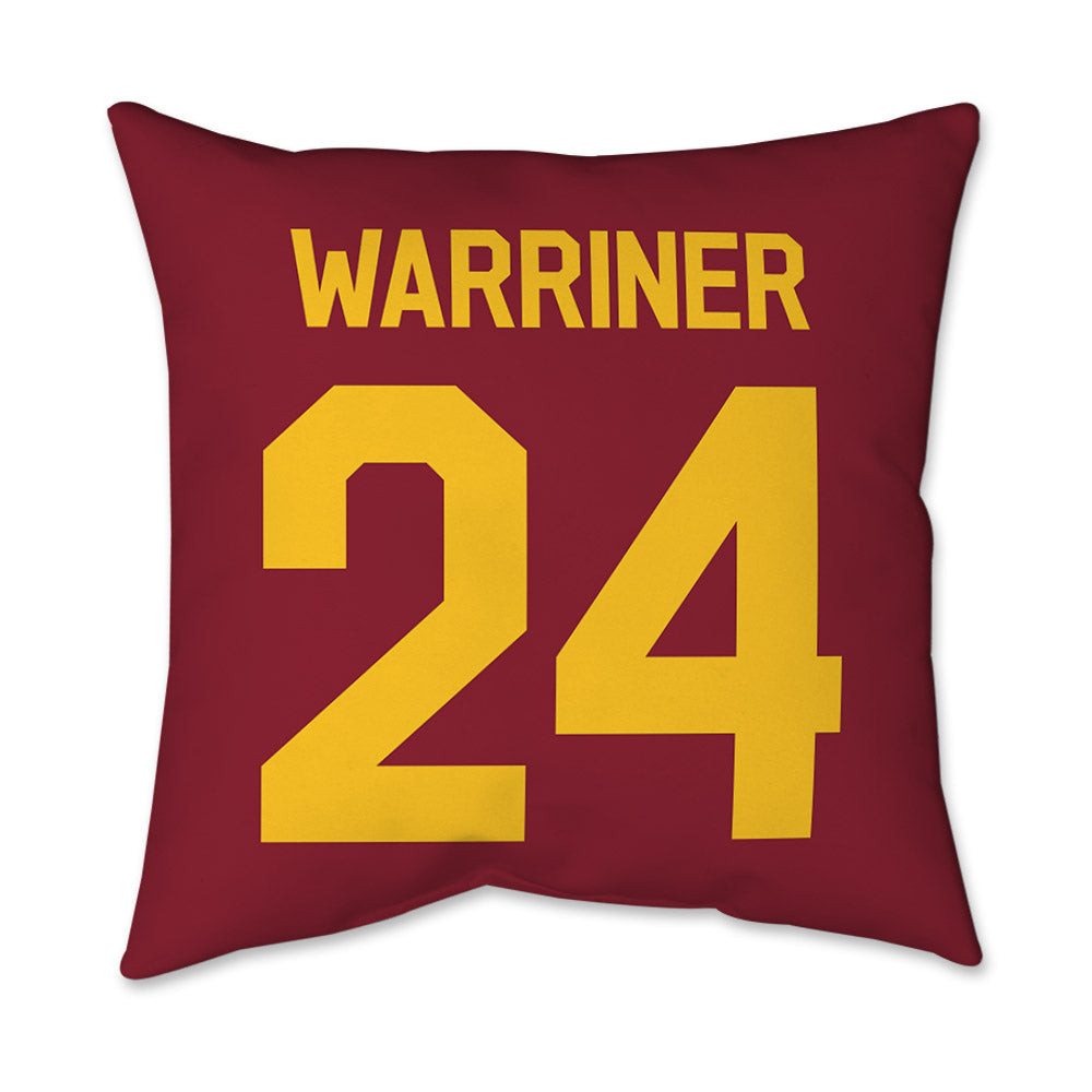 Iowa State - NCAA Men's Basketball : Test Warriner - Graphic Pillow 16x16-1