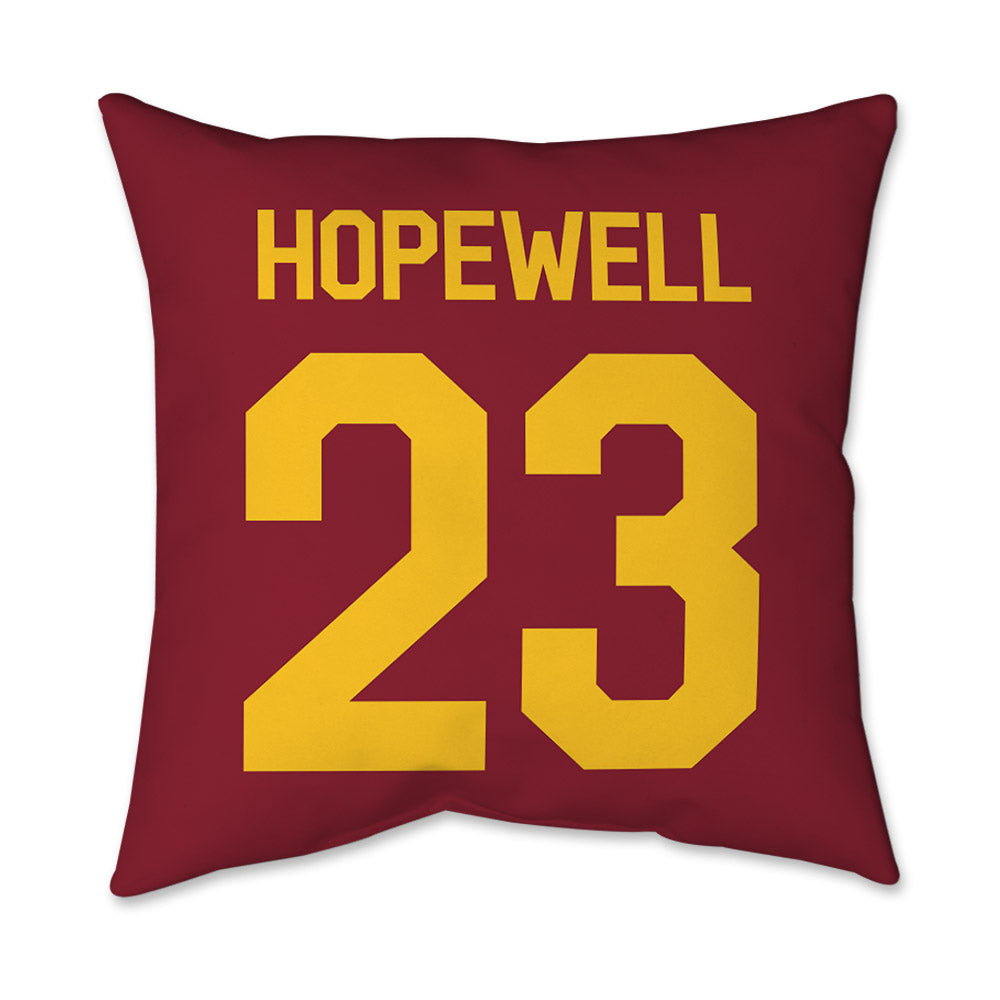 Iowa State - NCAA Women's Soccer : Erin Hopewell - Graphic Pillow 16x16-1
