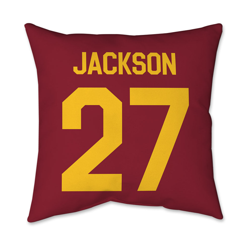 Iowa State - NCAA Football : Jayden Jackson - Graphic Pillow 16x16-1