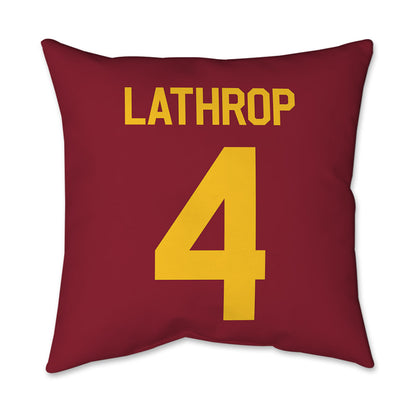 Iowa State - NCAA Men's Track & Field : Chase Lathrop - Graphic Pillow 16x16-1