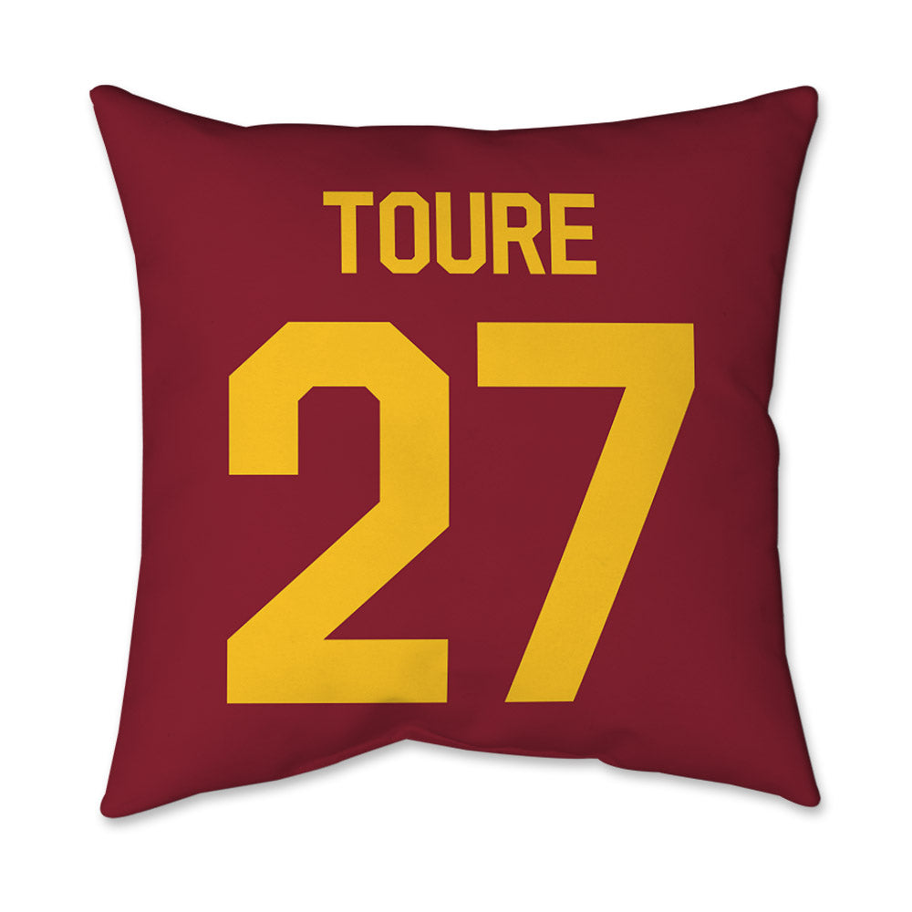 Iowa State - NCAA Men's Basketball : Killyan Toure - Graphic Pillow 16x16-1