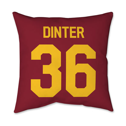 Iowa State - NCAA Football : Carson Dinter - Graphic Pillow 16x16-1