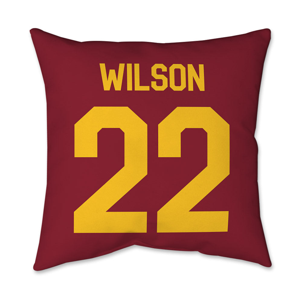 Iowa State - NCAA Women's Basketball : Reagan Wilson - Graphic Pillow 16x16-1