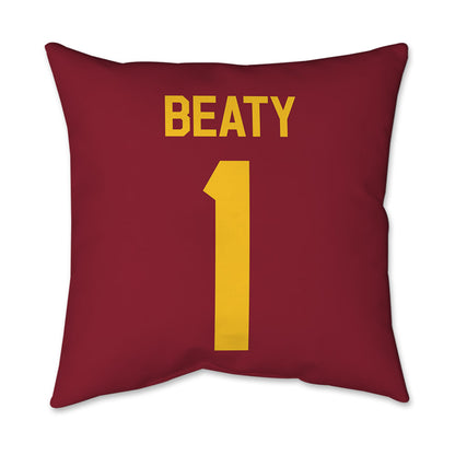 Iowa State - NCAA Women's Basketball : Reese Beaty - Graphic Pillow 16x16-1