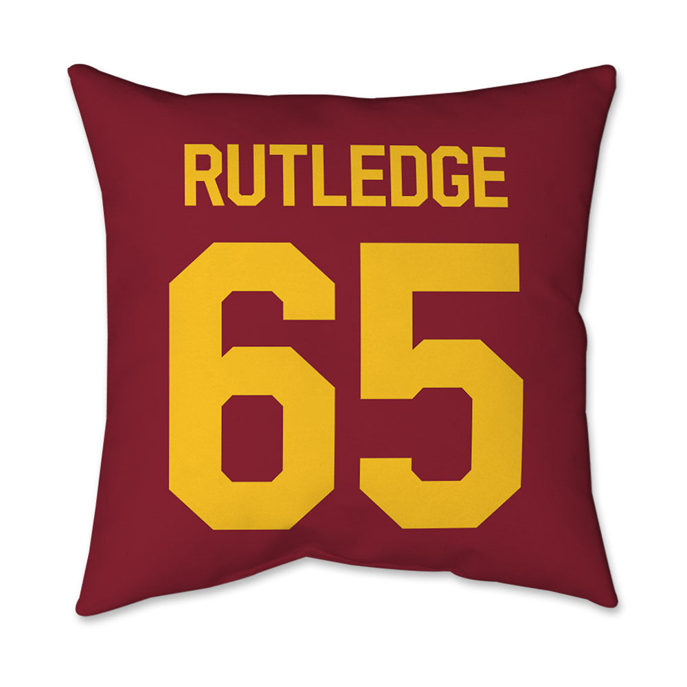 Iowa State - NCAA Football : Garret Rutledge - Graphic Pillow 16x16-1