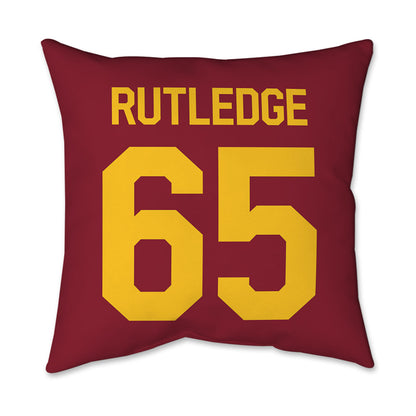 Iowa State - NCAA Football : Garret Rutledge - Graphic Pillow 16x16-1