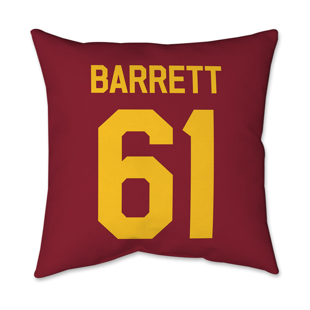 Iowa State - NCAA Football : Dylan Barrett - Graphic Pillow 16x16-1