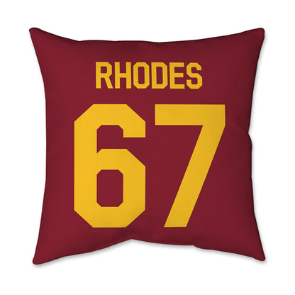 Iowa State - NCAA Football : Carson Rhodes - Graphic Pillow 16x16-1