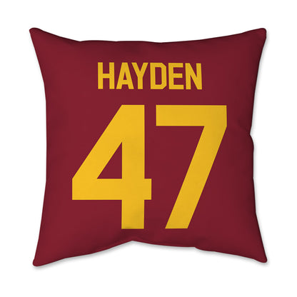 Iowa State - NCAA Football : CJ Hayden - Graphic Pillow 16x16-1