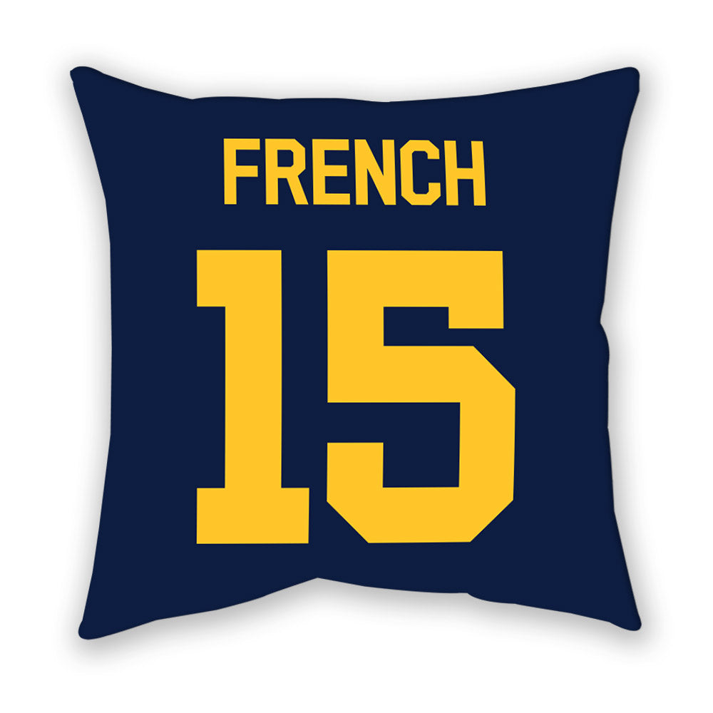 UC Berkeley - NCAA Baseball : Jacob French - Graphic Pillow-1