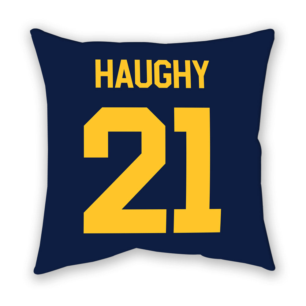 UC Berkeley - NCAA Beach Volleyball : Ava Haughy - Graphic Pillow-1