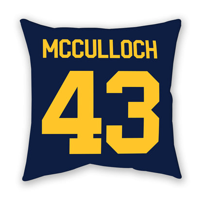 UC Berkeley - NCAA Football : Ryan McCulloch - Graphic Pillow-1