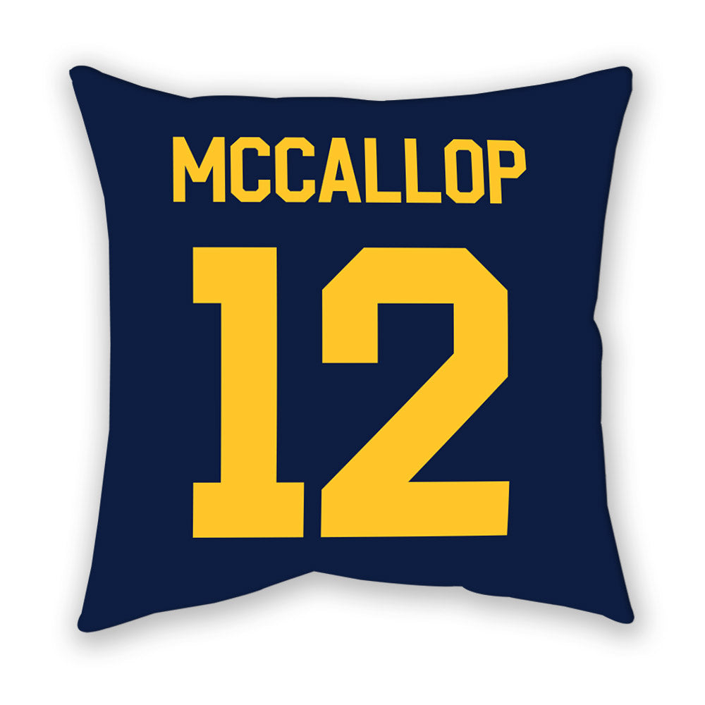 UC Berkeley - NCAA Women's Basketball : Grace McCallop - Graphic Pillow-1
