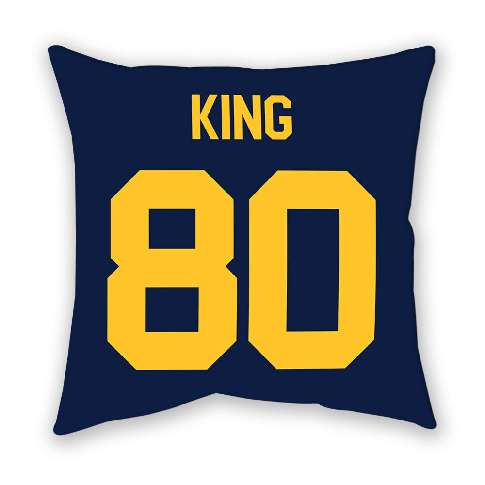 UC Berkeley - NCAA Football : Jordan King - Graphic Pillow-1