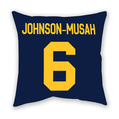 UC Berkeley - NCAA Women's Basketball : Isis Johnson-Musah - Graphic Pillow-1