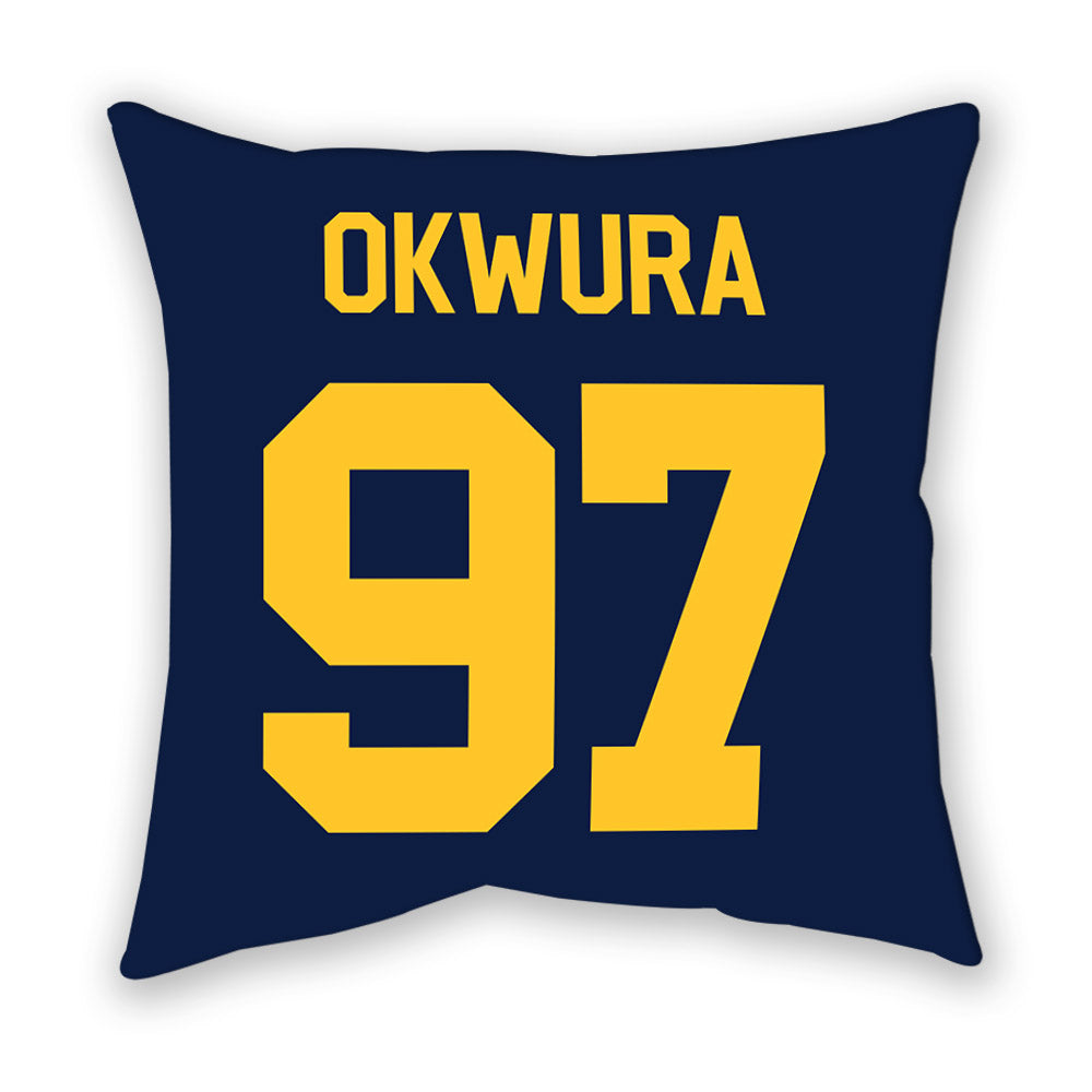UC Berkeley - NCAA Football : Michael-Anthony Okwura - Graphic Pillow-1