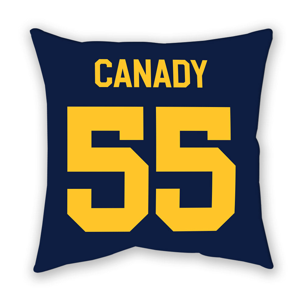 UC Berkeley - NCAA Football : BJ Canady - Graphic Pillow-1