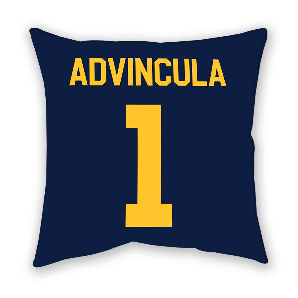 UC Berkeley - NCAA Baseball : Jarren Advincula - Graphic Pillow-1