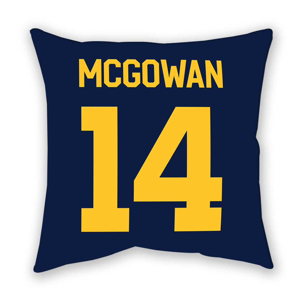 UC Berkeley - NCAA Softball : Mya McGowan - Graphic Pillow-1