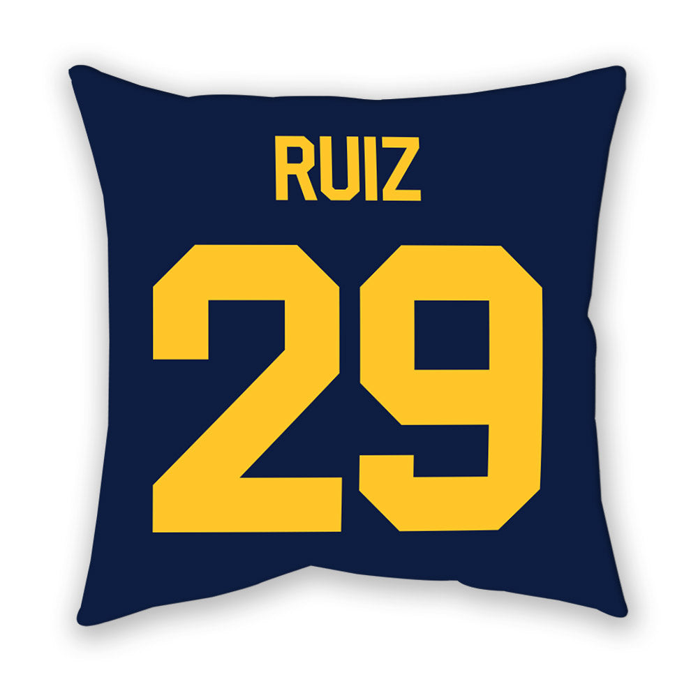 UC Berkeley - NCAA Men's Soccer : Nico Ruiz - Graphic Pillow-1