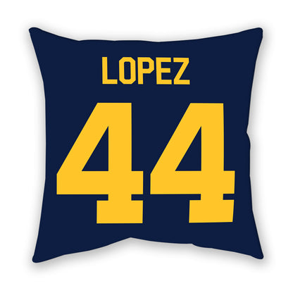 UC Berkeley - NCAA Baseball : Jordy Lopez - Graphic Pillow-1
