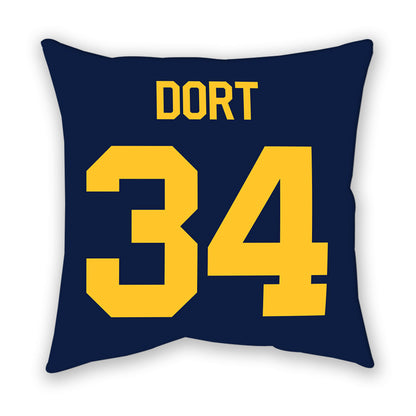 UC Berkeley - NCAA Men's Basketball : Lee Dort - Graphic Pillow-1