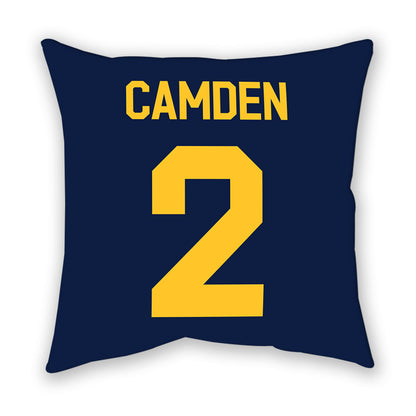 UC Berkeley - NCAA Men's Basketball : John Camden - Graphic Pillow-1