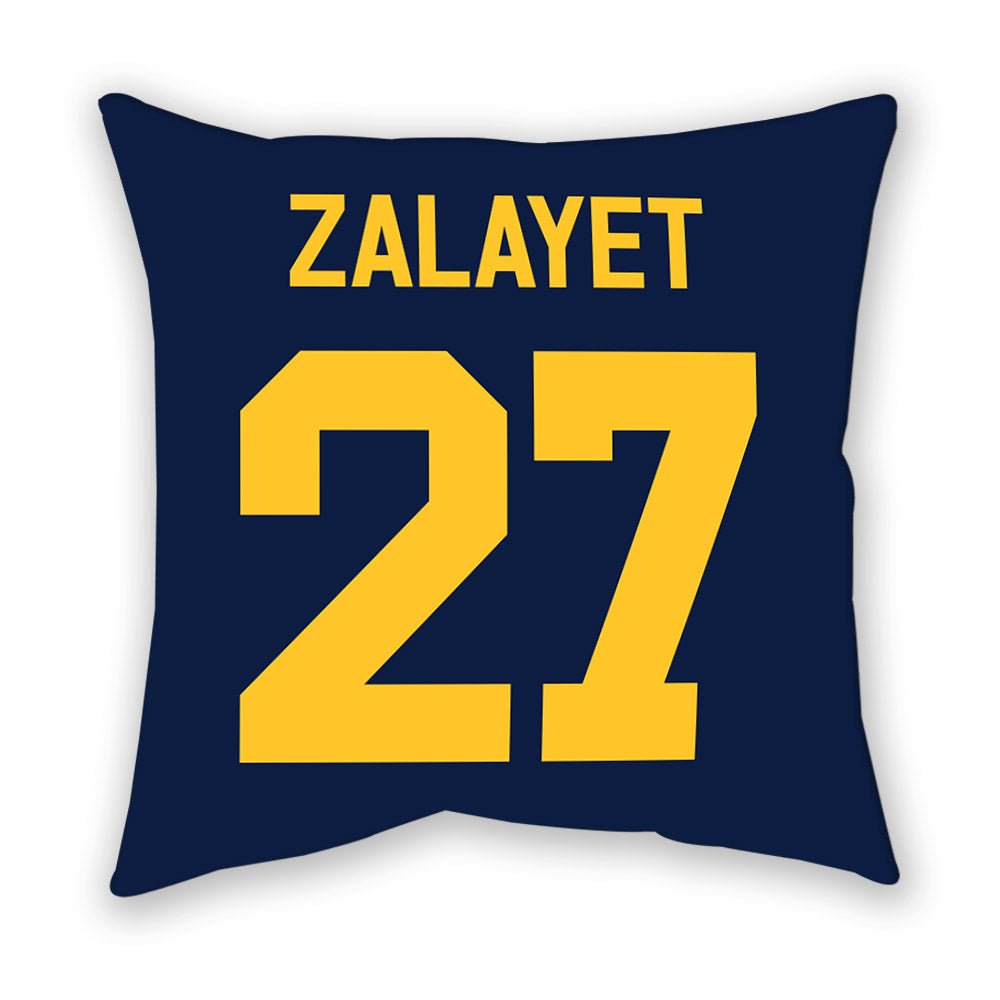UC Berkeley - NCAA Men's Soccer : Malcolm Zalayet - Graphic Pillow-1