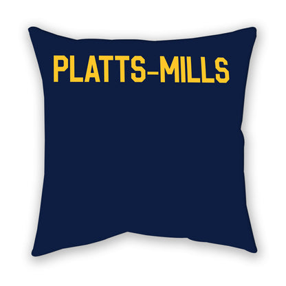 UC Berkeley - NCAA Men's Swimming & Diving : Ian Platts-Mills - Graphic Pillow-1