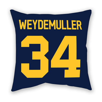 UC Berkeley - NCAA Football : Tobey Weydemuller - Graphic Pillow-1