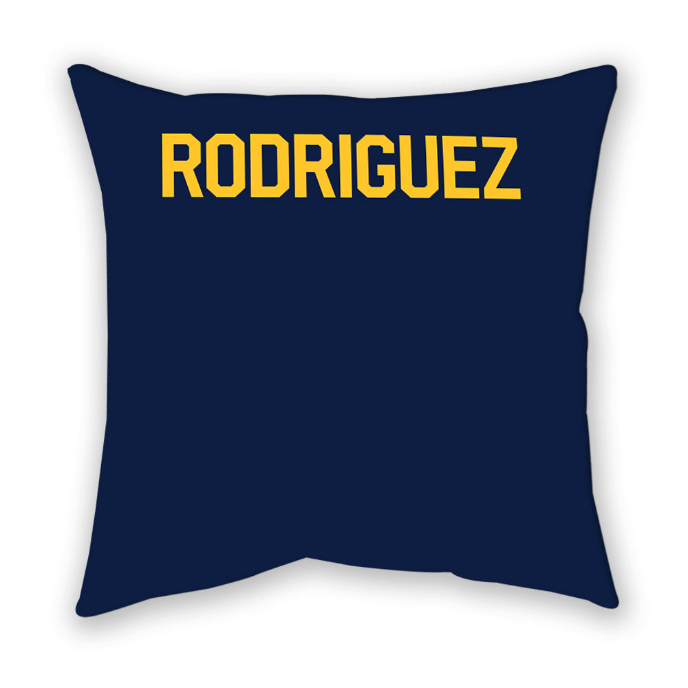 UC Berkeley - NCAA Men's Cross Country : Gabriel Rodriguez - Graphic Pillow-1