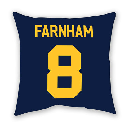 UC Berkeley - NCAA Women's Soccer : morgan farnham - Graphic Pillow-1