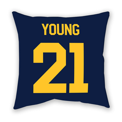 UC Berkeley - NCAA Football : Jae'on Young - Graphic Pillow-1