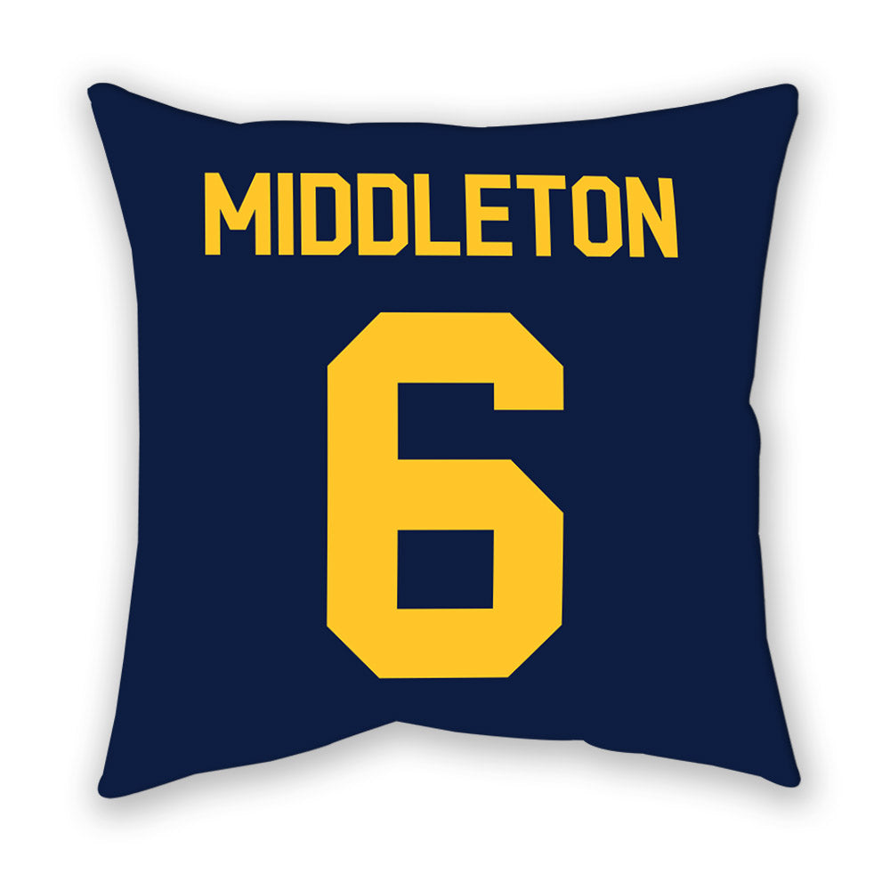 UC Berkeley - NCAA Women's Lacrosse : Jane Middleton - Graphic Pillow-1