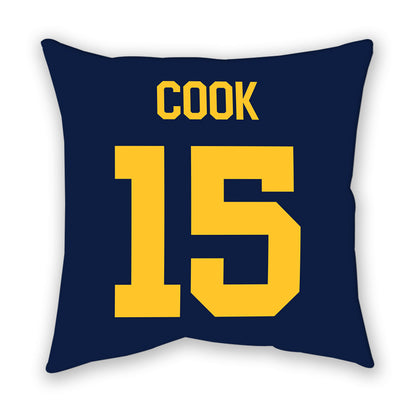 UC Berkeley - NCAA Football : Kaden Cook - Graphic Pillow-1