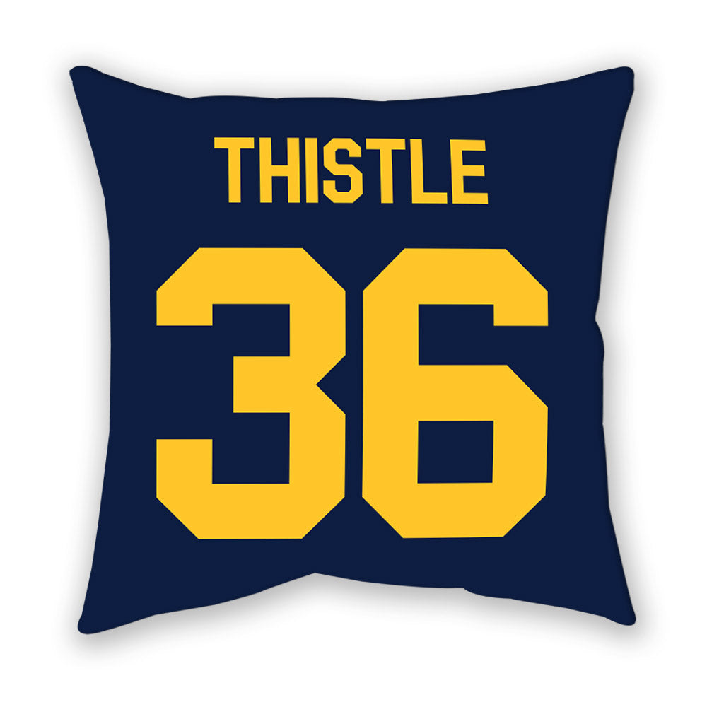UC Berkeley - NCAA Women's Soccer : Coco Thistle - Graphic Pillow-1