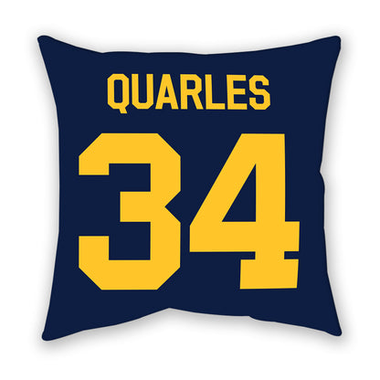 UC Berkeley - NCAA Men's Swimming & Diving : Samuel Quarles - Graphic Pillow-1