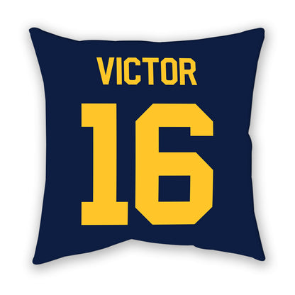 UC Berkeley - NCAA Football : Chris Victor - Graphic Pillow-1