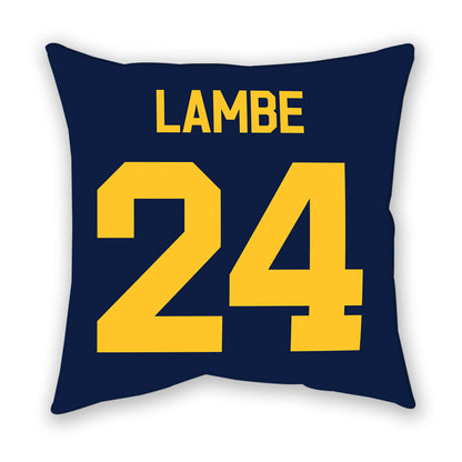 UC Berkeley - NCAA Men's Soccer : Connor Lambe - Graphic Pillow-1