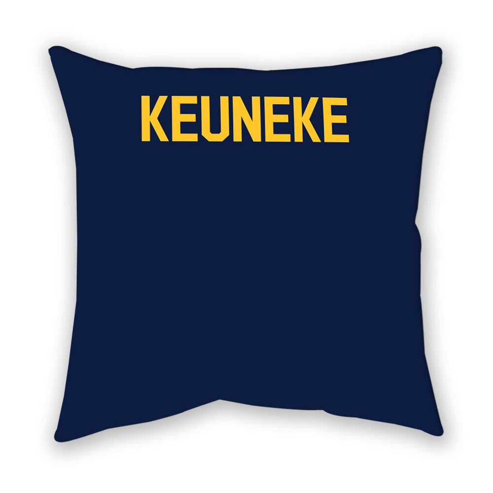 UC Berkeley - NCAA Women's Gymnastics : CJ Keuneke - Graphic Pillow-1