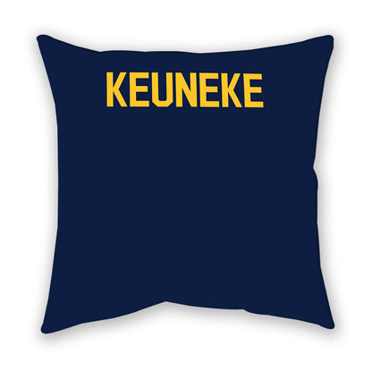 UC Berkeley - NCAA Women's Gymnastics : CJ Keuneke - Graphic Pillow-1