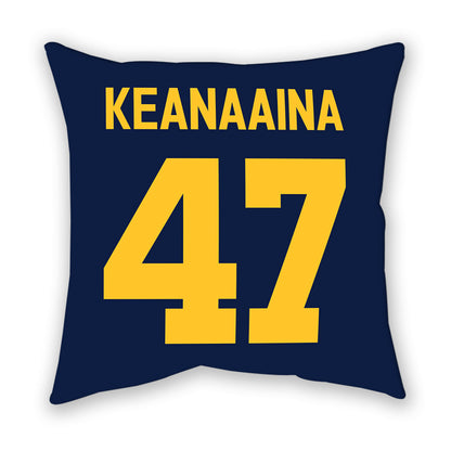 UC Berkeley - NCAA Football : Aidan Keanaaina - Graphic Pillow-1