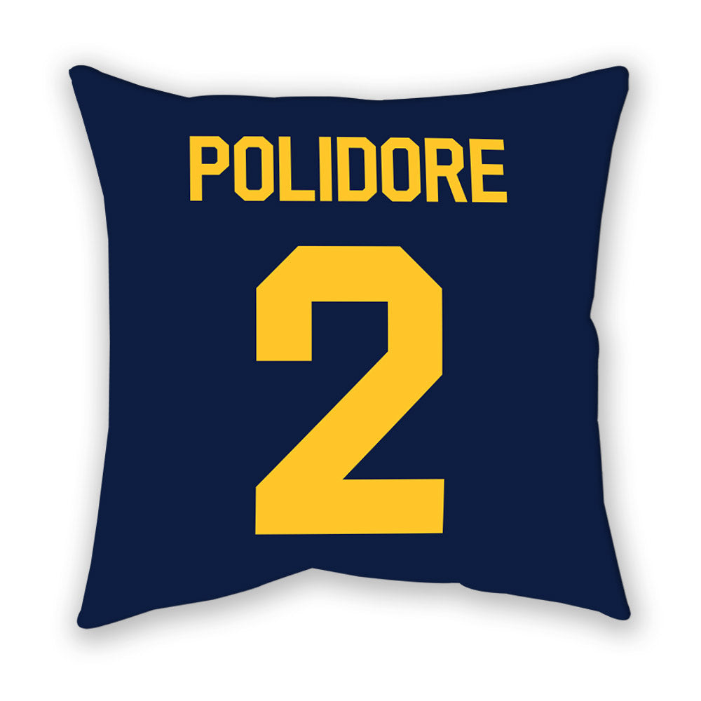 UC Berkeley - NCAA Football : Dru Polidore - Graphic Pillow-1